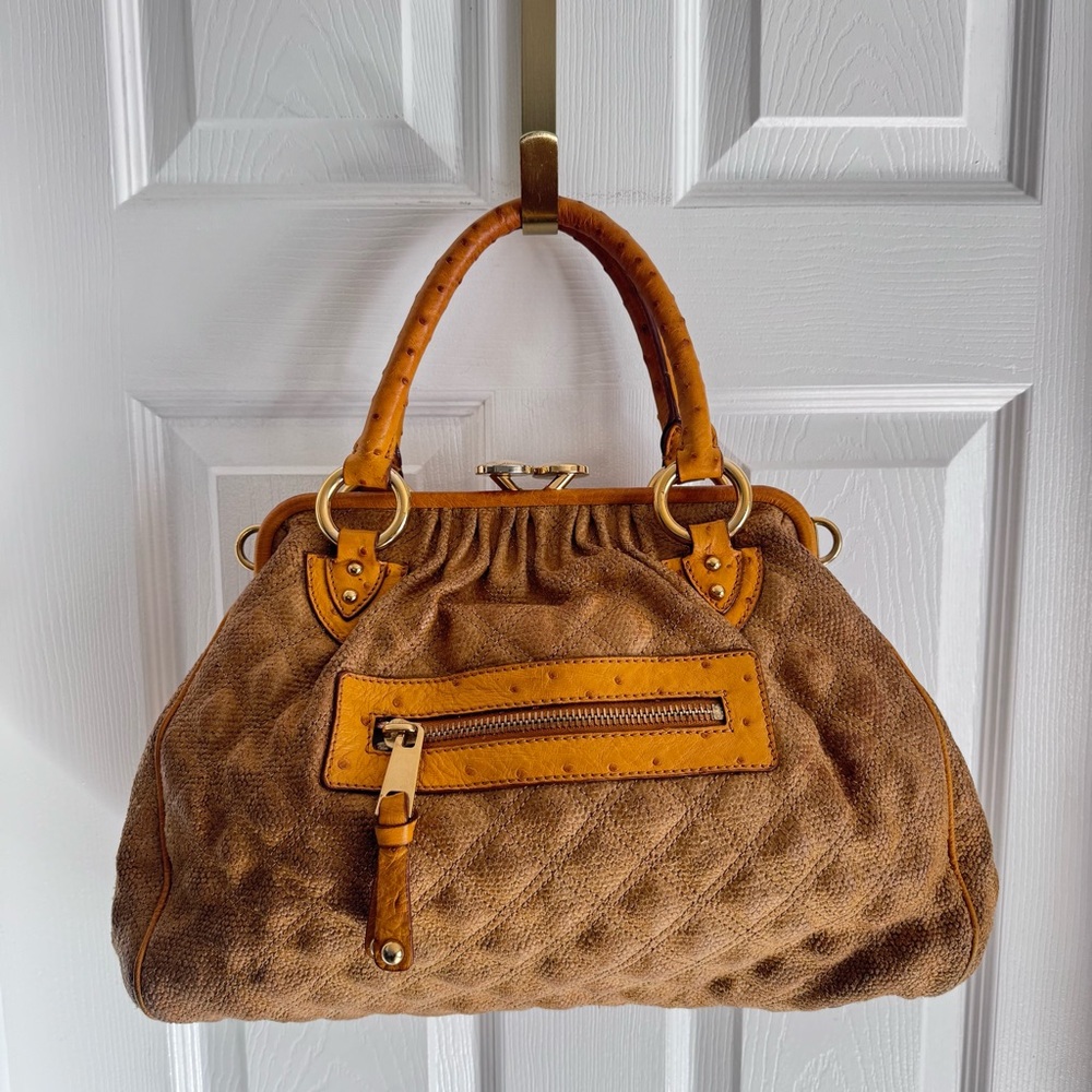 Vintage Y2K Fall 2007 Marc Jacobs Ostrich Stam